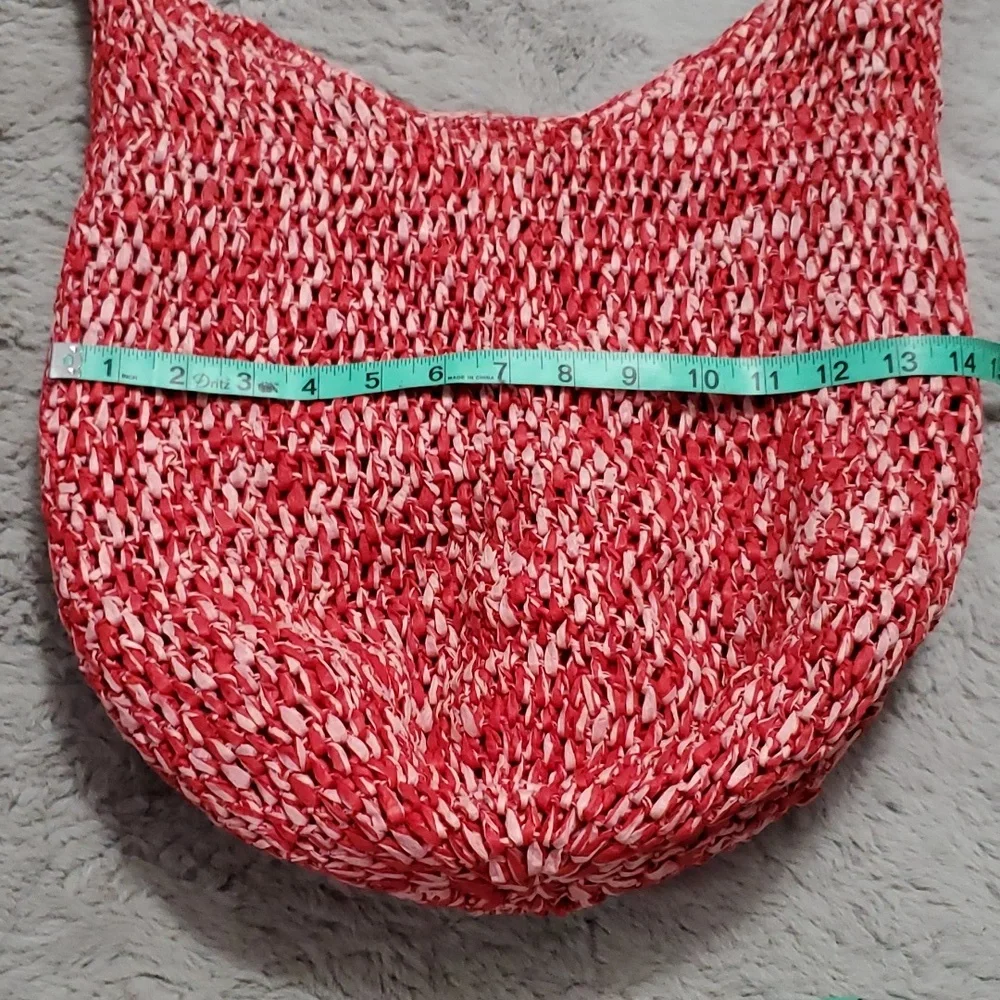 Bundle summer knit bag+ woven hat